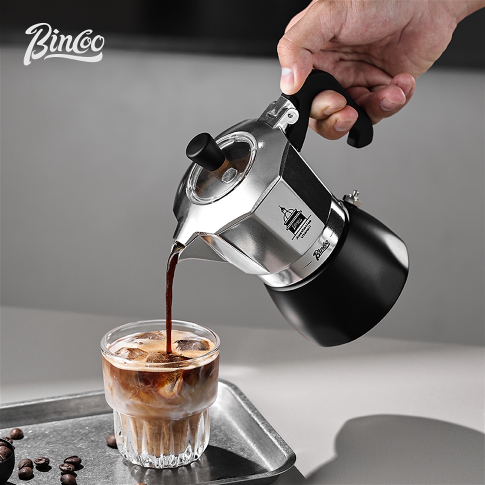 Equipment Of Coffee Machine - BINCOO Pot Moka à Double Valve,