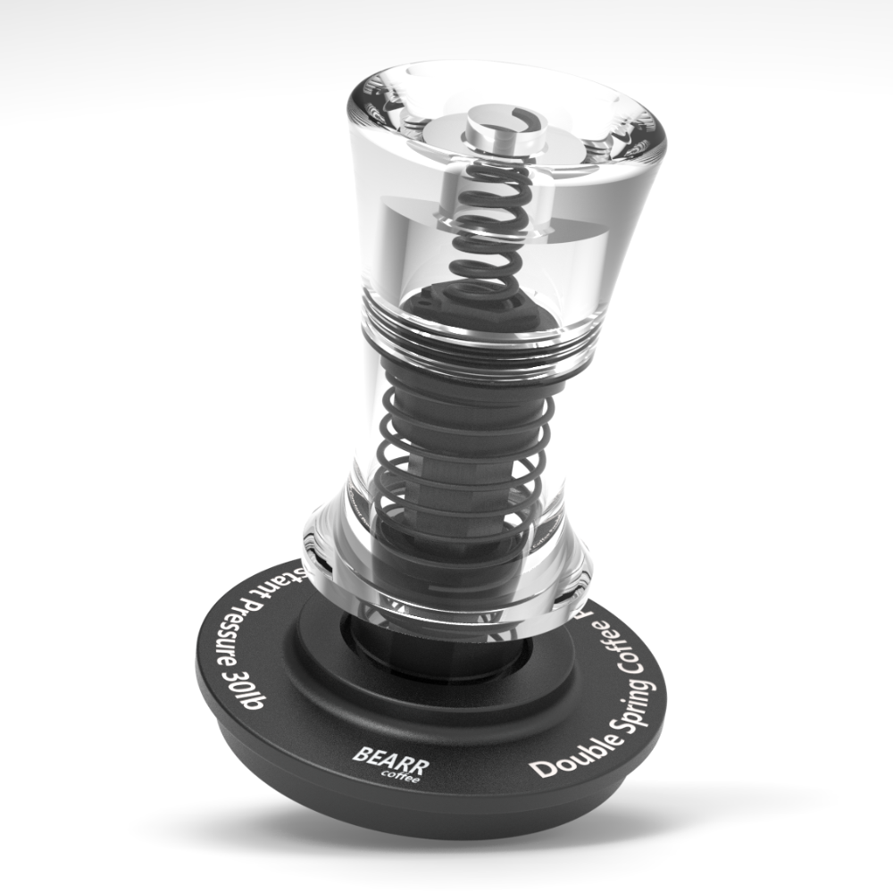 Coffee Equipment Kit - BEARR Coffee 30Ib Tamper Ripple Base