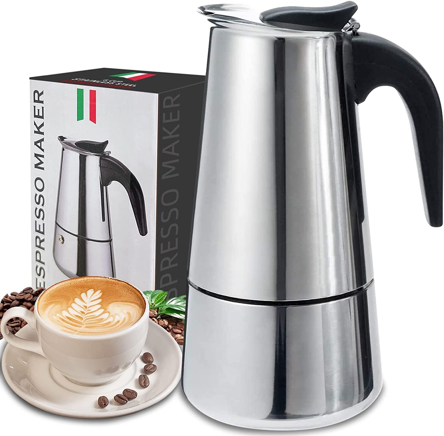 Equipment Of Coffee Machine - 4/6/9 Tasses Moka Pot Caffe Machine