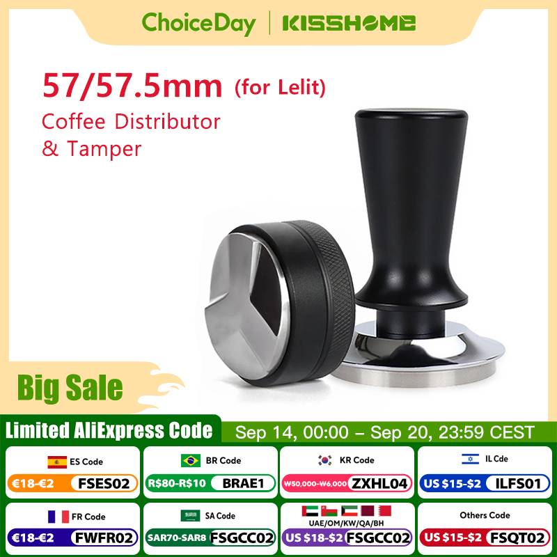 Coffee Equipment Kit - Doseur de café 57mm 57.5mm, outils