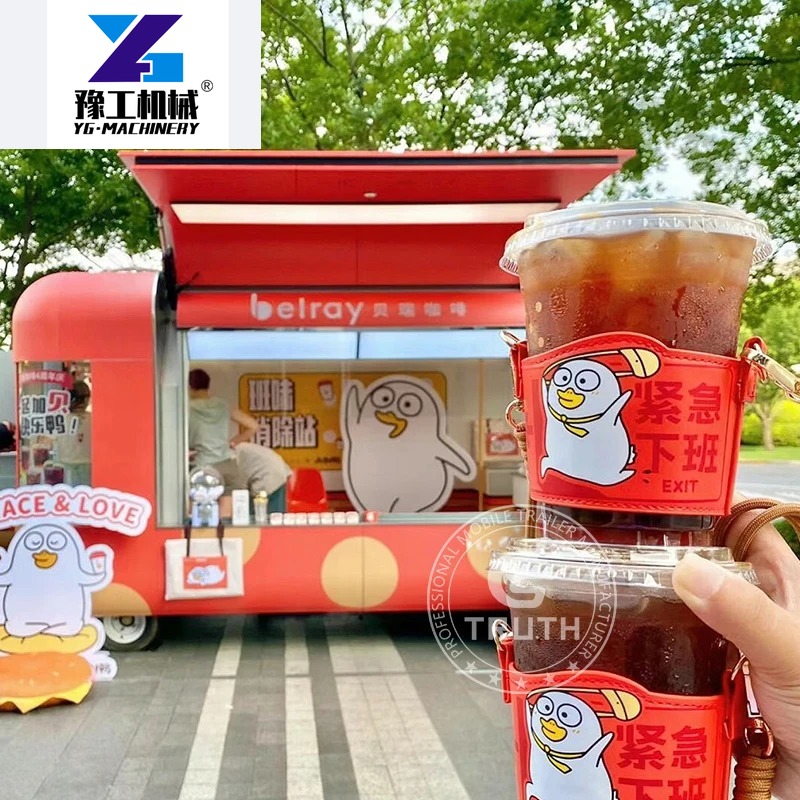 Coffee Equipment In China - Remorques alimentaires chinoises personnalisées entièrement équipées,