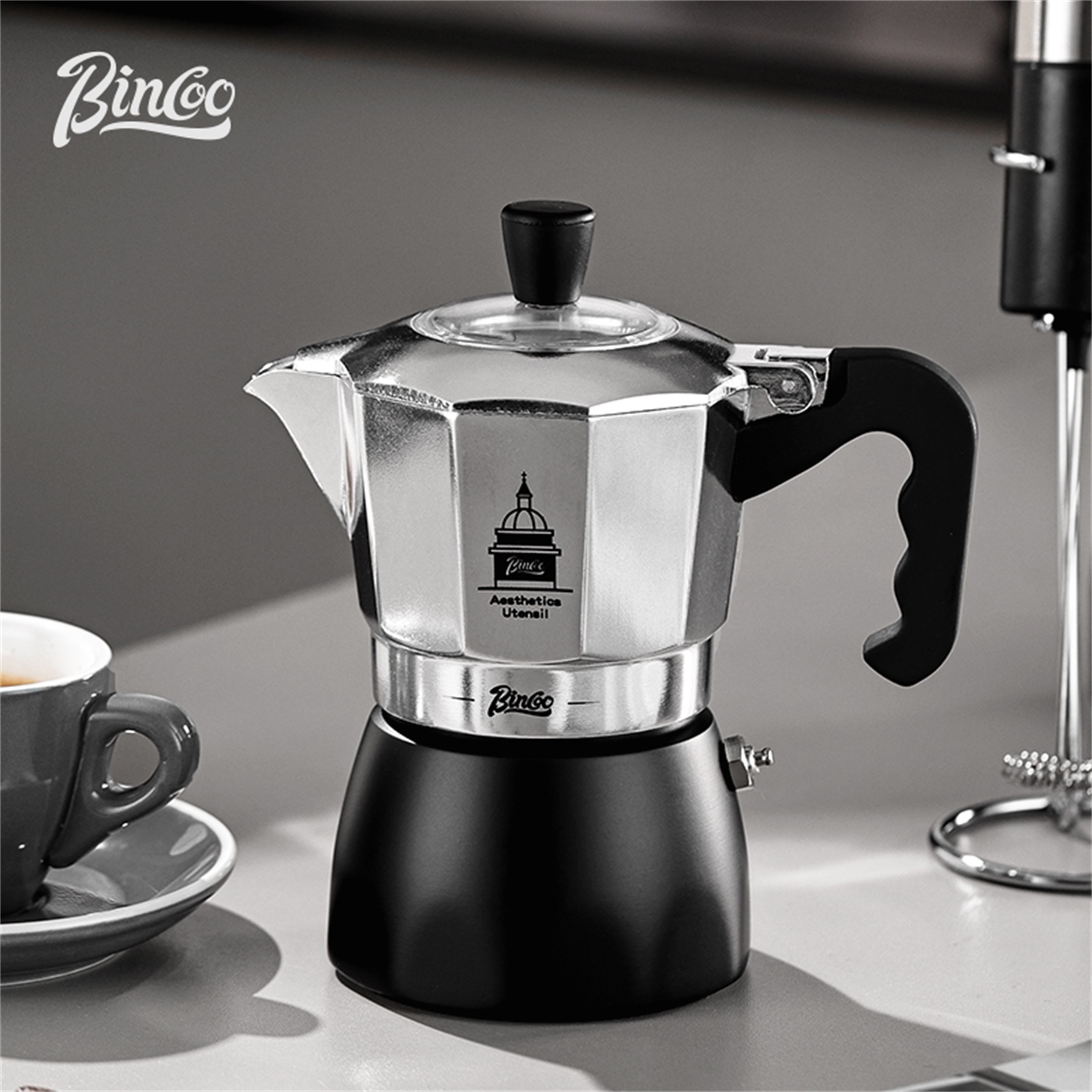BINCOO Pot Moka à Double Valve - Equipment Of Coffee Machine avis et prix