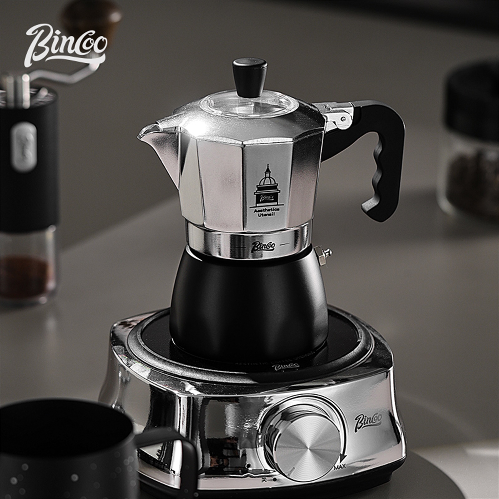 BINCOO Pot Moka à Double Valve - Equipment Of Coffee Machine avis et prix