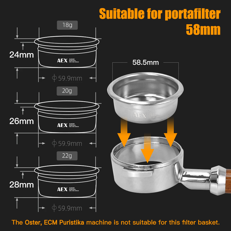 Panier de filtre à café 58MM A - Equipment Of Coffee Machine avis et prix