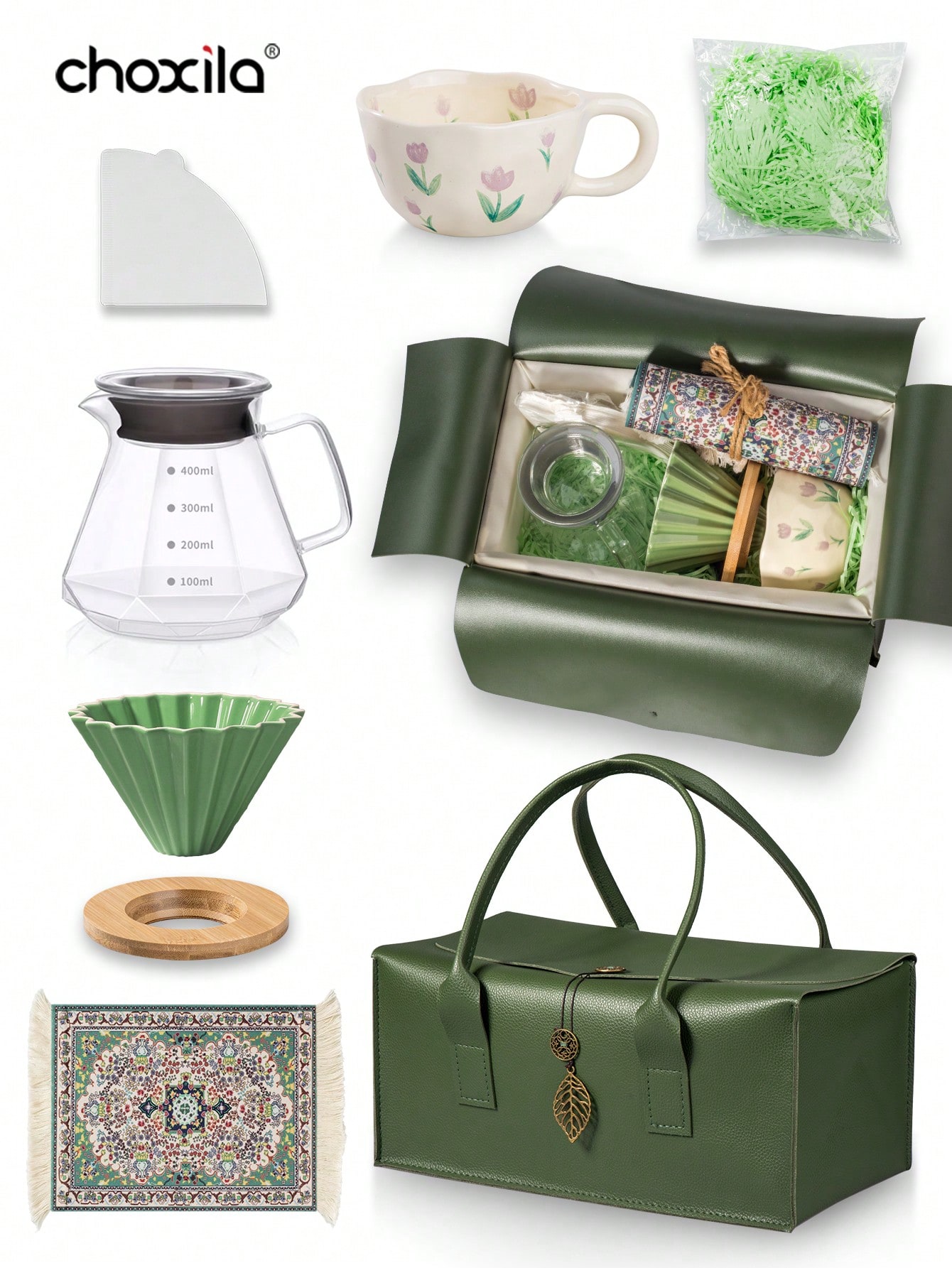 Ensemble de café verser sur 8  - Coffee Equipment Kit avis et prix
