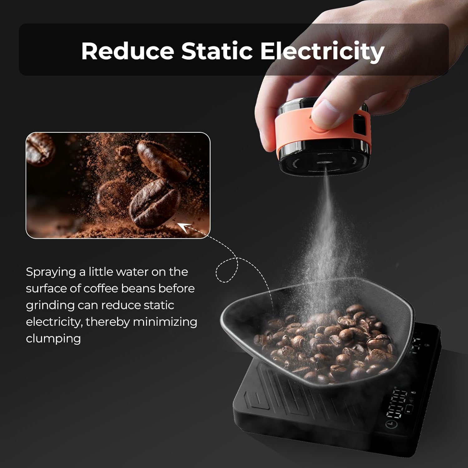 IKAPE – atomiseur de grains de - Equipment Of Coffee Machine avis et prix